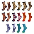 thumbnail image 4 of BambooMN Women's Fuzzy Team Spirit Socks - Orange/Blue - One Size(4 - 10) - 4 Pairs, 4 of 4