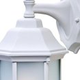 thumbnail image 4 of Craftsman 2 1-Light Textured White Wall Light With Frosted Glass, 4 of 5