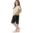 thumbnail image 7 of Mgmyaa Girls Bermuda Shorts with Pockets Long Shorts for Kids Casual Walking Athletic, 7 of 7