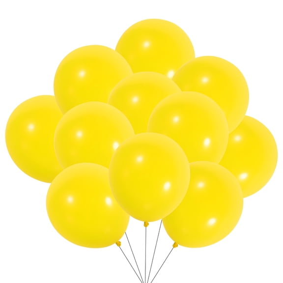 BESTSKY Yellow Latex Balloons for Decor Use 100pcs Party Supplies Set Suitable for Various Occasions 11
