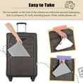 thumbnail image 5 of Softside Expandable 3 Piece Luggage Set Lightweight Spinner Suitcase with TSA Lock for Travelers, Durable Hardshell Carry-On Checked Bags for Airplane Trips and Vacations, 5 of 8