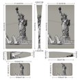 thumbnail image 3 of Skin Sticker for PS5 Slim Standard Disc Digital Edition Console and Controllers Decals for Playstation 5 (Statue of Liberty,PS5 Slim), 3 of 5