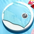 thumbnail image 3 of Silicone Cartoon Swimming Hat, Professional Lovely Printed Waterproof Swimming Hat for Children, 3 of 7