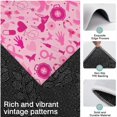 thumbnail image 3 of Pink Breast Cancer Kitchen Rugs Sets Of 3,Kitchen Runner Rugs Non Skid Washable,Decorative Kitchen Floor Mats for Kitchen,Sink,Laundry,17"x30"+ 17"x47" + 17"x59", 3 of 6