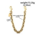 thumbnail image 6 of YANONELRY Women Bag Purse Charm Extender Chain - Vintage Golden O-Chain Pendant Wallet Accessories - for Women Mother's Day Gift Jewelry, 6 of 8