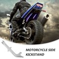 thumbnail image 2 of OUNONA Motorcycle Side Stand Foot Plate Metal Silver 1 Set, 2 of 8