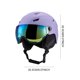 thumbnail image 2 of Casco cálido de esquí PC EPS casco de gafas moldeado integralmente ajustable para hombres y mujeres, 2 of 7