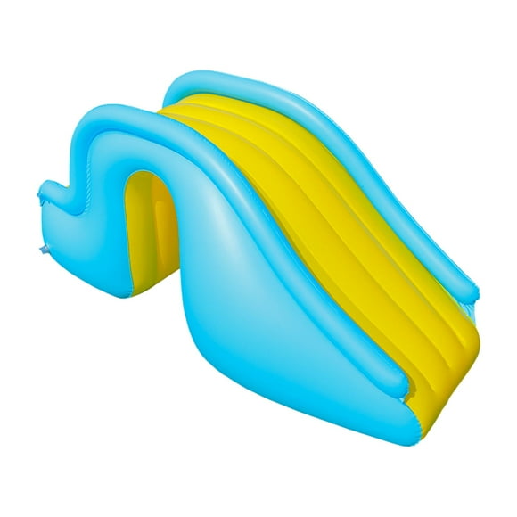Inflatable Pool Slide widening Steps Foldable Durable PVC Water Slide for Garden