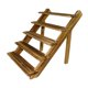 thumbnail image 1 of Estante de madera multiusos para cosméticos, juguetes, muñecas, figuras, modelos, almacenamiento, escalera de exhibición 5 capas, 1 of 9