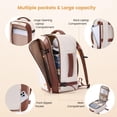 thumbnail image 4 of Mochila de viaje LOVEVOOK 40L para mujer con 3 cubos de embalaje, 4 of 8