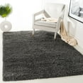 thumbnail image 3 of SAFAVIEH Laguna Neven Plush Solid Shag Area Rug, Dark Grey, 2' x 3', 3 of 8