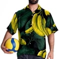 thumbnail image 4 of Banana Men's Short Sleeve Beach Shirts Button Down Poplin Casual Printed Summer Unisex, 4 of 6