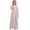 Pink, variant on Ladies Women Autumn And Winter Long Warm Nightgown Nightdress