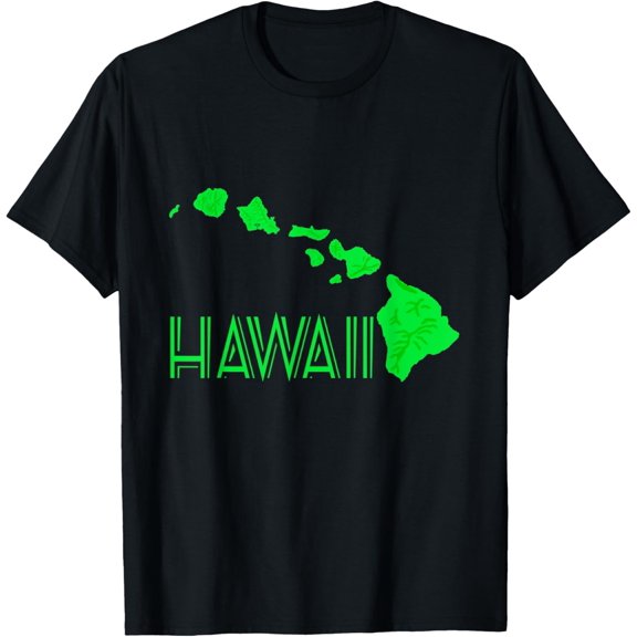 Hawaii Islands Map T-Shirt