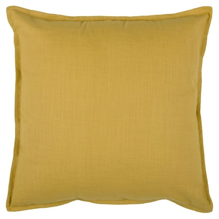 Rizzy Home solid20" x 20"Cotton decorative filled pillow