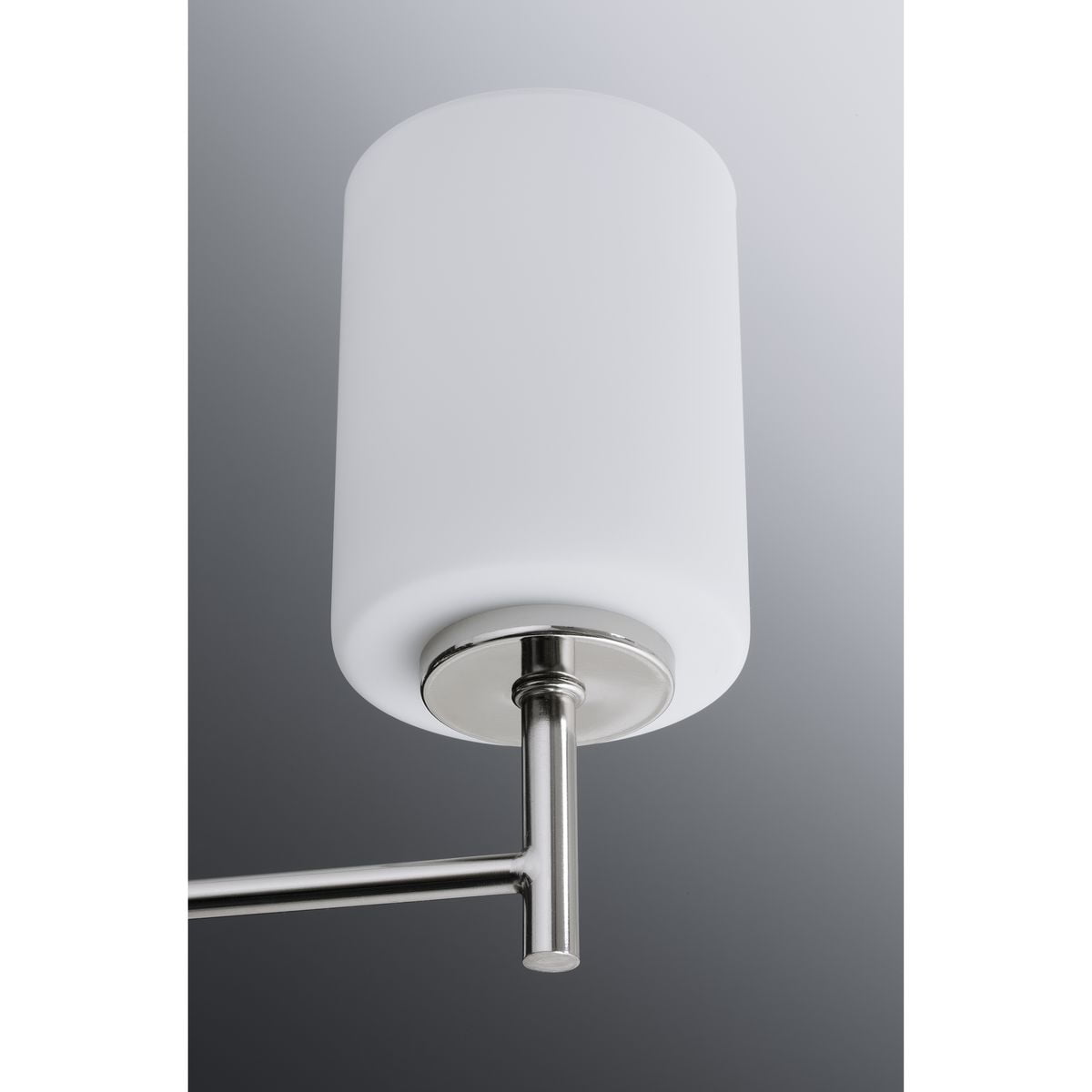 Progress Lighting Replay Collection 9.75" 1 Light Polished Nickel Etched Glass Bath Vanity Light