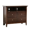 thumbnail image 2 of Glory Furniture Hammond 4 Drawer TV Stand in Cappuccino, 2 of 7