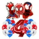 thumbnail image 3 of Decoración de cumpleaños de Spiderman, suministros de fiesta de Spidey y sus increíbles amigos, globo de papel de aluminio para niños, vajilla desechable, 3 of 4