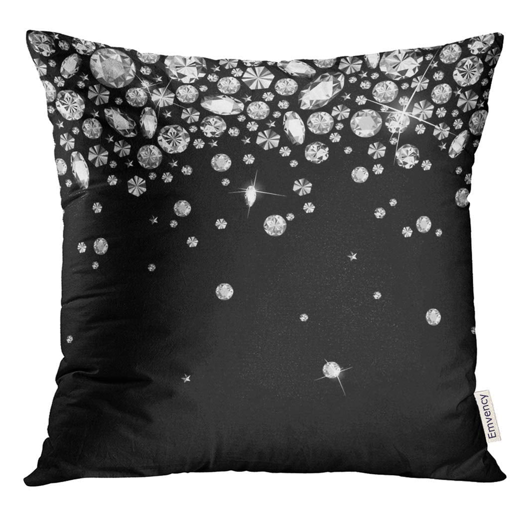 ARHOME Jewelry Falling Gems Abstract Shiny Diamond Design Collection