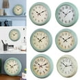 thumbnail image 5 of vnanda Sturdy Plastic Frame Clock 12-inch Vintage Wall Clock Silent Non-ticking Round Clock for Home Decoration, 5 of 8
