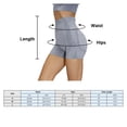 thumbnail image 2 of Pantalones cortos deportivos para mujer Pantalones cortos de yoga Estiramiento de cintura alta Entre Abanopi Pantalones cortos de yoga, 2 of 6