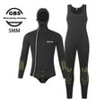 thumbnail image 2 of Men's 5mm 2-Piece Hooded Diving Wetsuit - Blindstitched Thermal for Cold Water Spearfishing, 2 of 6