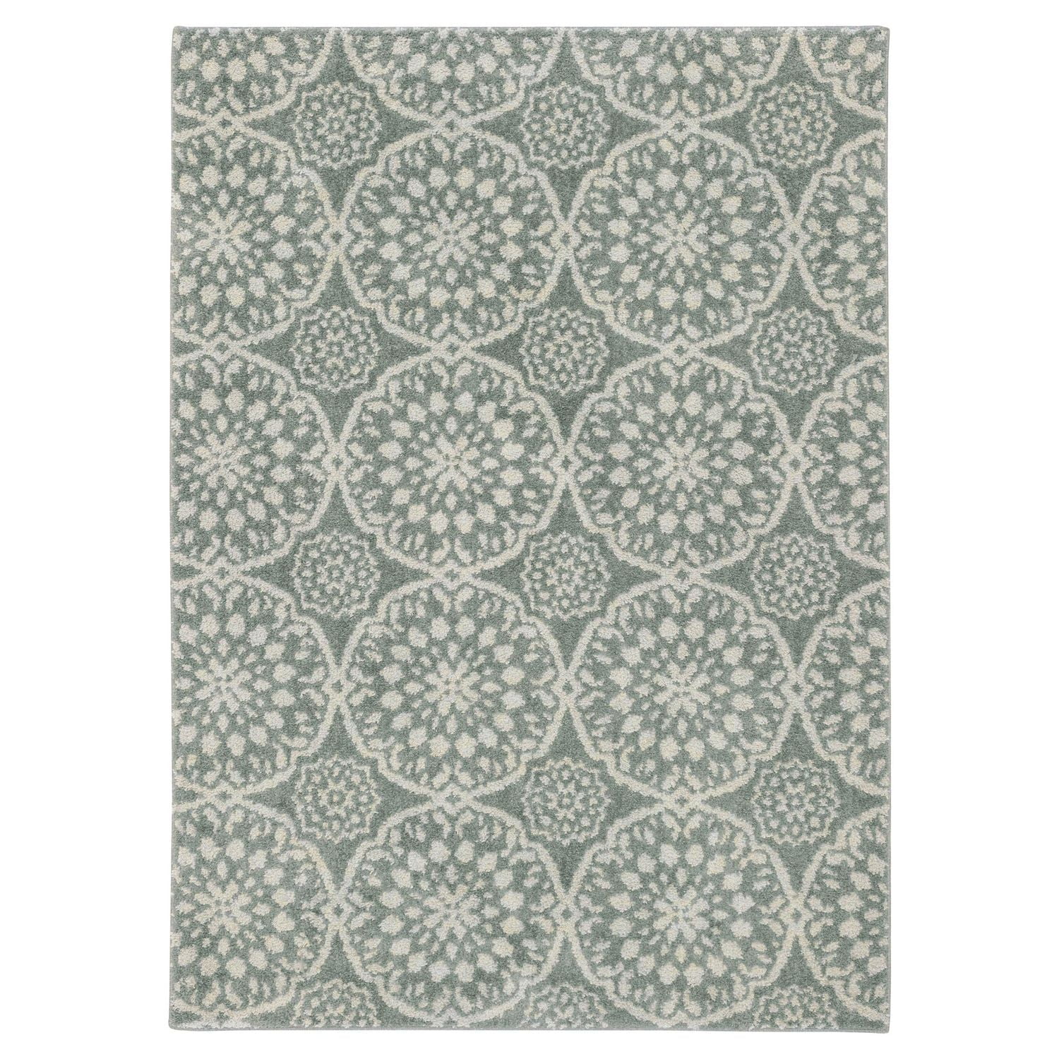 Avenue B Abriella Teal 5' x 7' area rug