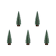 thumbnail image 1 of Árbol de Navidad Cedro Cepillo para botellas reutilizable Árboles Decoración del hogar (30 cm) Blanco 5 piezas, 1 of 5