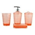 thumbnail image 2 of 4x Dispensador de jabón, soporte para cepillo de dientes, artículos esenciales para apartamentos, moderno, juego de accesorios de baño, vaso para enju naranja, 2 of 8