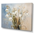 thumbnail image 2 of Designart "Serene Snowdrop Palette II" Snowdrops Canvas Art Print, 2 of 7