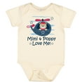 thumbnail image 3 of Inktastic Mimi and Poppy Love Me Grandchild Boys Baby Bodysuit, 3 of 5