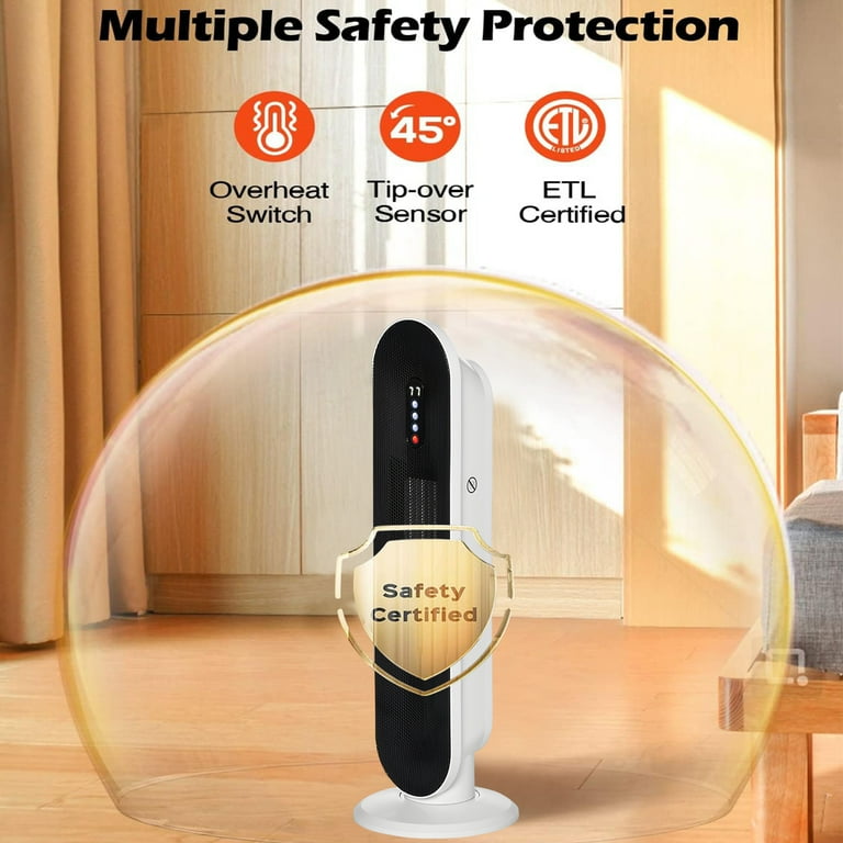 エゴスキュー　タワー SUGIFT Indoor Infrared Oscillating 1500W Ceramic Tower Space