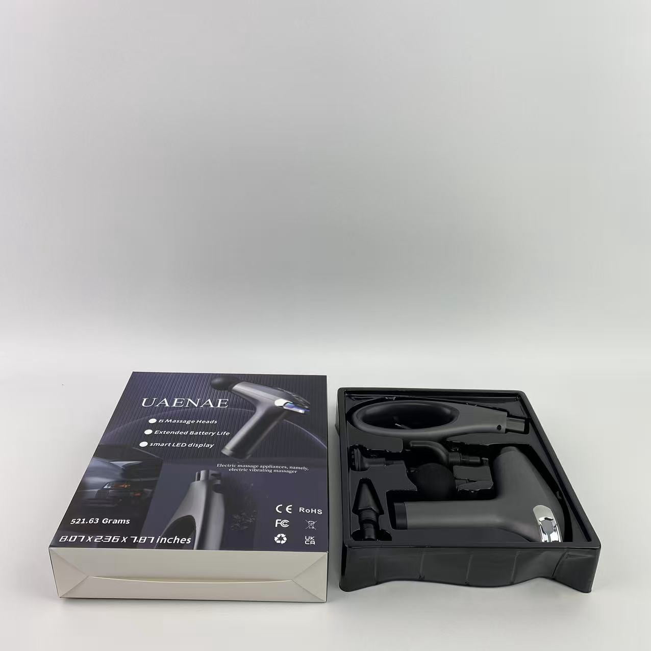 UAENAE Electric massage appliances, namely, electric vibrating massager,Massage Gun, Muscle Therapy Gun for Athletes