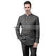 thumbnail image 4 of Trajes de estilo chino para hombre, traje de cuello alto, doble botonadura, 3 bolsillos reales, traje de boda ajustado (Blazer + Pantalones), 2 piezas, 4 of 5