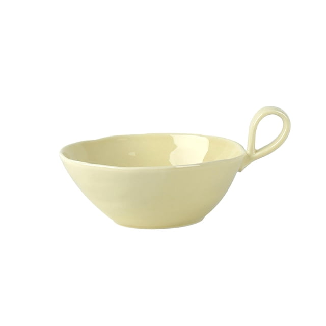 Ensaladera de cerámica Tazón de cerámica para mezclar Utensilios de cocina Tazón para pastas Porcelana Blanco