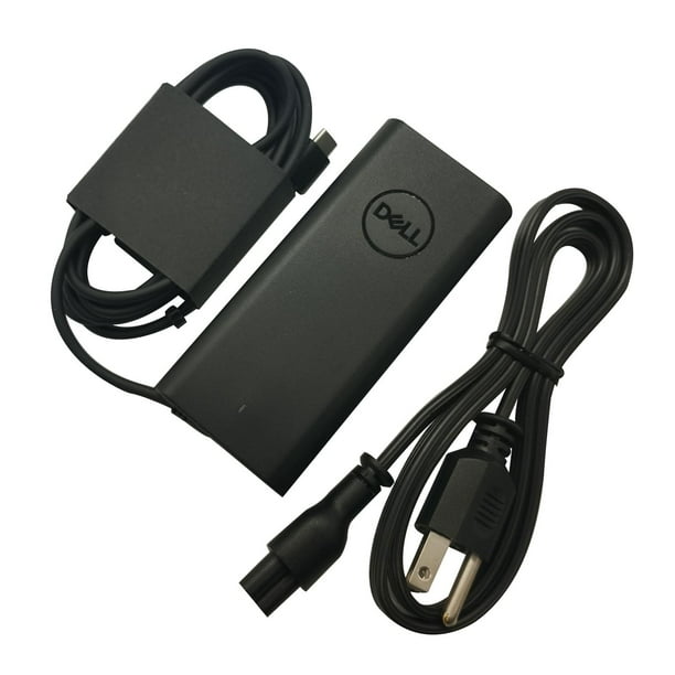 Cargador Dell Laptop 65 W USB tipo C AC Adaptador de corriente alterna 2 en 1