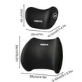 thumbnail image 3 of Car Lumbar Support Pillow, Car Neck Pillow Kit, Ergonomic Adjustable Car Seat Headrest Cushion for Neck and Back Pain Relief, Breathable Removable Cover, Versatile Use for Driving and Office, 3 of 6