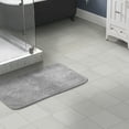 thumbnail image 2 of Garland Rug Traditional Washable Nylon Platinum Gray Bath Rug, 30" x 50", 2 of 8
