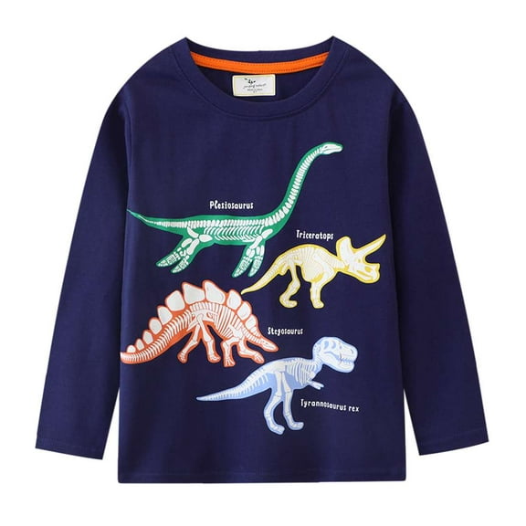 Aolyty Little Boys Autumn Top Glow in Dark 4T