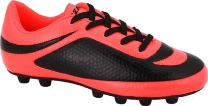 kids orange football cleats