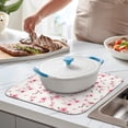thumbnail image 2 of Microfibre Drying Mat for Kitchen Pioneer Dish Drying Drainer Mat Absorbent Colorful Floral Drying Mat Washing Up for Glass, Plate & Cup 16inch X 18inch, 2 of 7