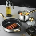 thumbnail image 1 of Kitchen Cookware Pots, 12 Pieces Stainless Steel Kitchen Pots  for Cooking, 1 of 8