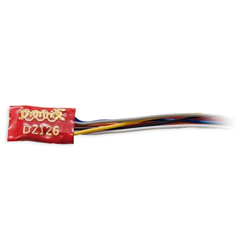 Digitrax DGTDZ126 Z DCC Décodeur S6, Câblé Retour EMF 2-Fonction 1A