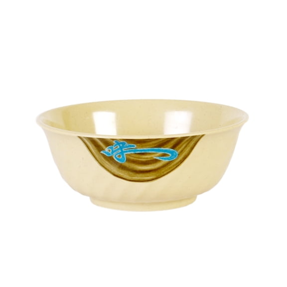 Excellante Wei Melamine Dinnerware Collection 48 Oz, 8" Swirl Bowl, Comes in Dozen