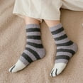 thumbnail image 6 of Xmarks 6 Pairs Winter Cat Claws Cute Thick Warm Sleep Floor Socks,Cat Paw Slipper Socks for Girls,Women, 6 of 9