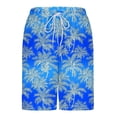 thumbnail image 5 of NTACZA Shorts Mens Mesh Liner Quick Dry Bathing Suit Drawstring Tropical Mens Swim Trunks XXXL, 5 of 6