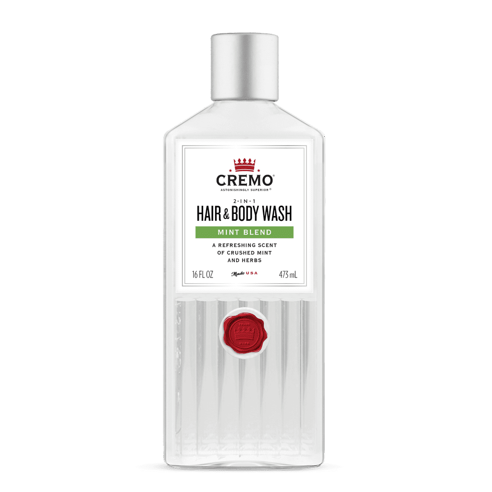 Cremo Body Wash 2in1, Mint Blend, 16 fl oz