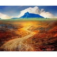 thumbnail image 3 of Vest, Chris 18x15 Black Modern Framed Museum Art Print Titled - Golden Road II, 3 of 5