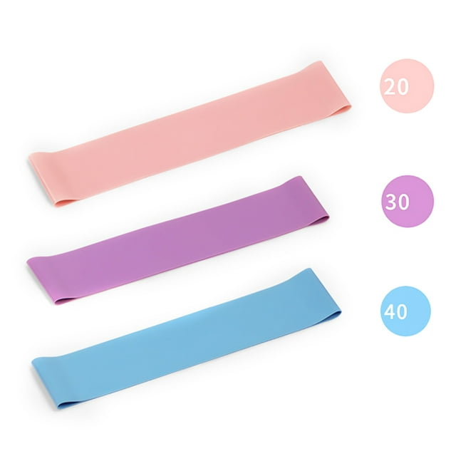 Bangcool Ensemble de 3 Boucles Sport Bande de Sport Extensible à Haute Élasticité Bande d'Exercice