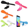 thumbnail image 2 of USB C Port Fan Mobile Phone Mini Fan Portable Outdoors Fan for Devices, 2 of 6